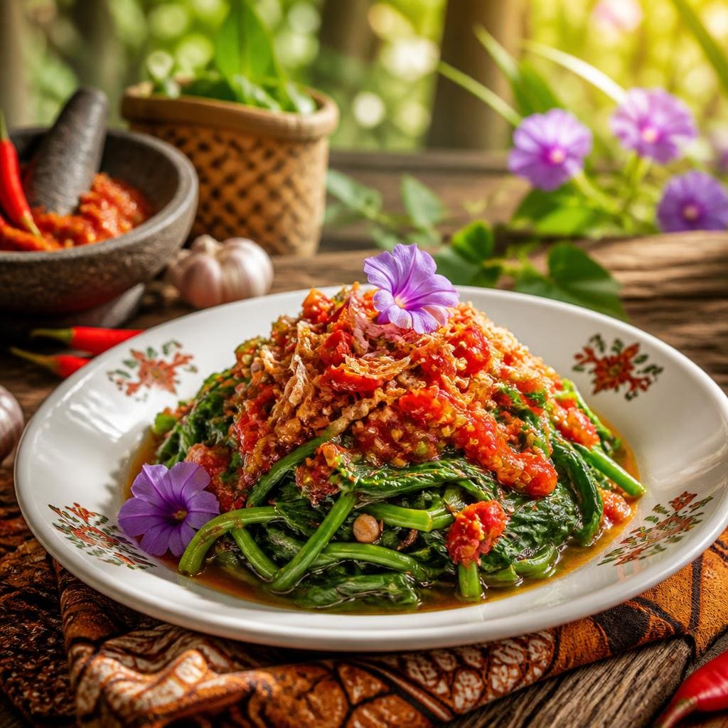 Plecing Kangkung dari Sate Khas Senayan